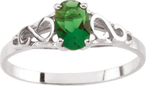 Teen Imitation May Birthstone Ring