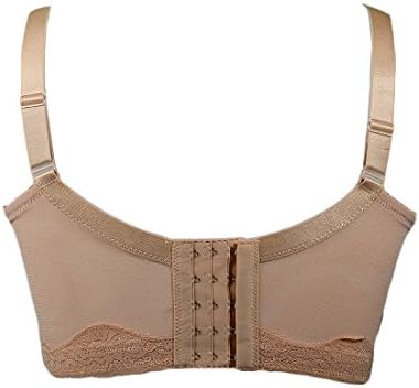 JLF Women's Push Up Full Coverage Wire Free Bra Champagne 95G