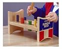 Holgate Toys Classic Bingo Bed Wooden Hammer Pounding Toy Made in USA