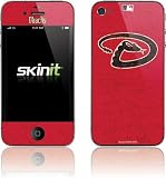 Skinit Arizona Diamondbacks - Secondary Solid Distressed Vinyl Skin for Apple iPhone 4 / 4S