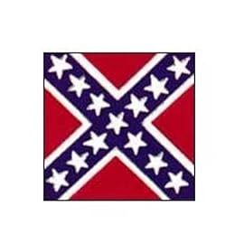 Confederate Battle Flag - Artillery - 38in x 38in Nylon flag