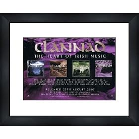 CLANNAD Heart of Irish Music - Framed Original Advert