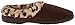 Dearfoams Women's Microsuede Faux Leopard-Trim Slipper