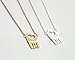 New Silver Fashion Heart Giraffe Necklace (Silver)