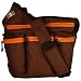 NEW! Diaper Dude - Orange/Brown Diaper Bag for Dads
