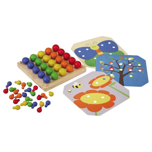41gx9GIavxL PlanToys Plan Preschool Creative Peg Boad Preschool