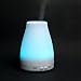 Essential Oil Aromatherapy Diffuser - 100 ml Cool Mist Ultrasonic Humidifier with Adjustable Mist Mode, 7 Color LED Lights Changing, Waterless Auto Shut-off Portable for Home Office Spa Bedroom