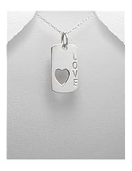 Heart Pendants Necklace In 92.5 Sterling Silver