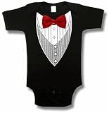 All Occasion Formal Tuxedo Infant Onesies (Black) #9