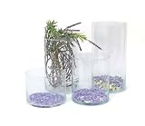 Produkt-Bild: VASE GLASZYLINDER BODENVASE 22 CM GLASVASE &Oslash; 19 CM TISCHVASE