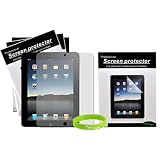 CrazyOnDigital 3 AntiGlare Screen Protectors for Apple iPad 2 2nd Generation 16GB 32GB 64GB 3G Wifi