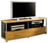 South Shore Furniture City Life Collection 50Inch TV Stand Honeydew And Charcoal