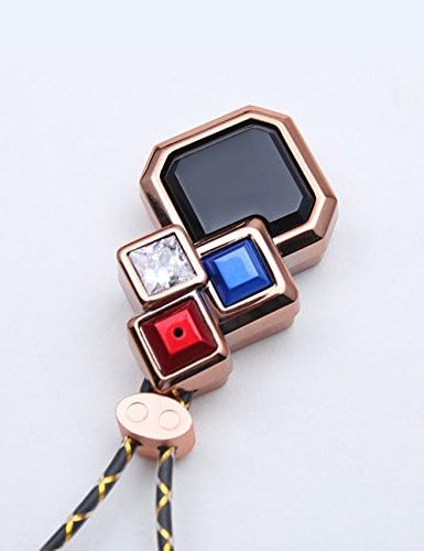 CiCOTEX Necklace-Like Bluetooth Stereo Headset 4.1 Outdoor Bluetooth Car Headphone Earbuds Handsfree Calling With LED For Iphone Samsung HTC And Other Bluetooth Devices (Rope Shape,Rose Gold)