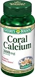 Nature's Bounty Coral Calcium, 1000mg, 60 Capsules (Pack of 4)