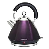 :Morphy Richards, 1.5L Plum Metallic Accents Kettle