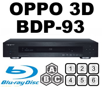 2011 OPPO BDP-93 3D PRO MOD MultiZone Blu Ray Zone A/B/C & Multi Region Code Free DVD 012345678. Dual HDMI eSATA SA-CD HDCD AVI DivX XviD MKV Comes with EU & UK mains power plugs for World-Wide use 100~240V 50/60Hz. (Free HDMI Cable)