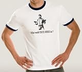 What would CHUCK NORRIS do ? T-Shirt weiss ringer