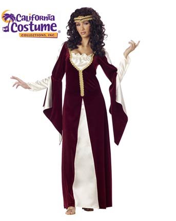 Regal Princess Burgundy Adult Costume