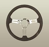 1963-1982 Corvette Black Leather Steering Wheel
