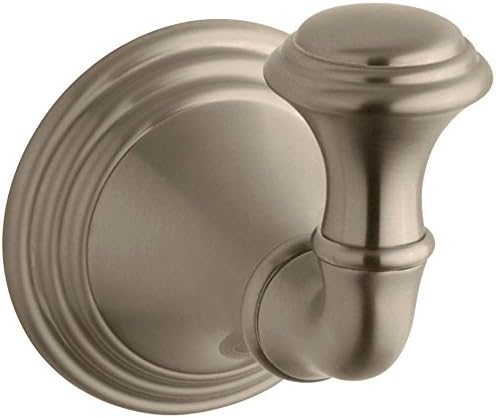 Devonshire Single Robe Hook in Vibrant Brushed Bronze