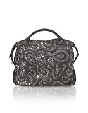 Francesco Biasia Lea - Studded Calfskin Tote Bag Morus