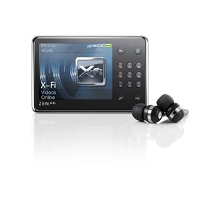 Creative Zen X-Fi 8 GB Video MP3 Player with Built-In Speaker (Black/Silver)