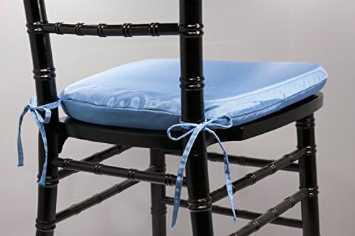 Ocean Blue Bengaline Chiavari Cushion w/ Ties by VF