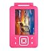 Electronics : PINK Silicone Skin Case Cover for Creative Zen 2gb, 4gb, 8gb, 16gb & 32gb + Screen Protector