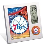 Philadelphia 76ers Official Logo 4"x6" Desk Alarm Clock Frame