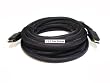 15 Foot B & A Computer Black Gold HDMI Cable, CL2 Rated for In-Wall Use, Net Jacket