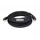 Buy 15 Foot B and A Computer Black Gold HDMI Cable, CL2 Rated for In-Wall Use, Net Jacket by Black Gold