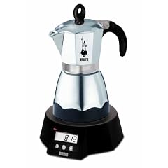 Bialetti Easy Timer elektrischer Espressokocher f�r 6 Tassen / Alu