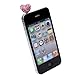 Earphone Jack Accessory 1pcs Of Pink Heart Crystal Pearls / Dust Plug / Ear Jack For For Iphone 4 4S / iPad / iPod Touch / Other 3.5mm Ear Jack