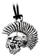 Exploited - Punk Skull Officially Licensed Pendant Necklace
