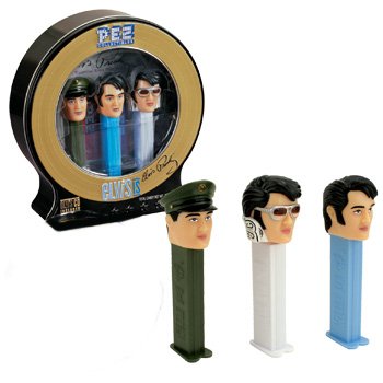 Elvis Presley Limited Edition PEZ Dispensers with CD