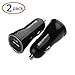 Cable Matters (2-Pack) 12W/2.4A USB Car Charger in Black