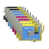 8 Pack. Compatible Cartridges for Epson T044. Includes Sophia Global Brand Cartridges for 2ea T044 Black + 2ea T044 Cyan + 2ea T044 Magenta + 2ea T044 Yellow.