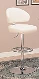 Barstool in White Finish by Coaster Furniture