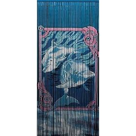 Gateways 100% Bamboo Beaded Door Curtains - Dolphins