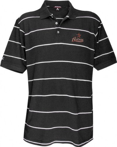 Houston Astros Classic Pique Striped Polo