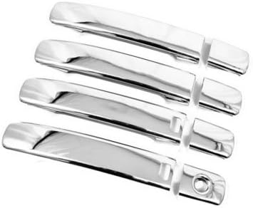 Amoutlet Chrome Handle Cover with Smart Key For Nissan Qashqai Dualis 07-09
