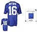 Frank Gifford New York Giants Autographed Blue Jersey with HOF Inscription