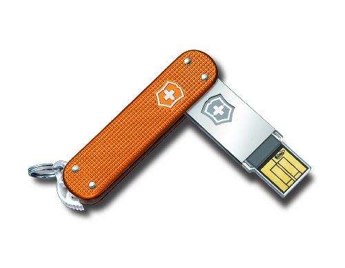 Swiss Army Victorinox Slim, 64GB, (swissflash) Alox orange