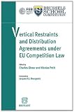 Vertical Restraints and Distribution Agreements under EU Competition Law