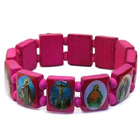 Pink Jesus Bracelet