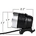 DuaFire Bike Headlight T6 USB Waterproof 1200lm LED Light with Adjustable Headband, 3 Modes 5V (black)
