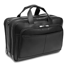 Hartmann Capital Leather Triple Compartment Expandable Briefcase