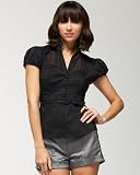 Mesh & Lace Top - black (XXS)