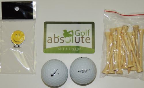 36 Nike One Vapor Black Grade B Free Golf Tee's & Magnetic Smiley Face Golf Ball Marker/Hat Clip ($6.99 Retail Value)