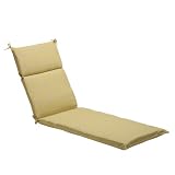 Pillow Perfect Outdoor Yellow/Gray Geometric Chaise Lounge Cushion